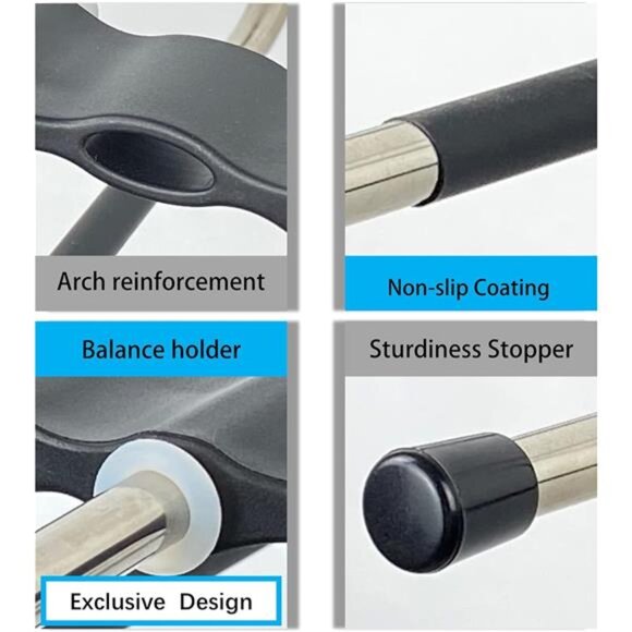 Magic Pants Hangers Space Saving - 2 Pack for Closet Multiple Layers - Picture 5 of 7